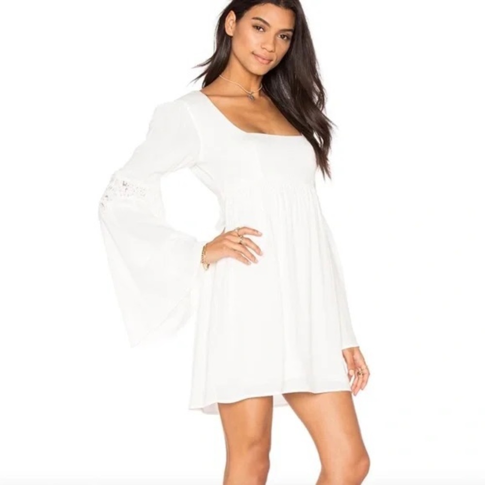 Stone Cold Fox Florentine Mini Dress in White
